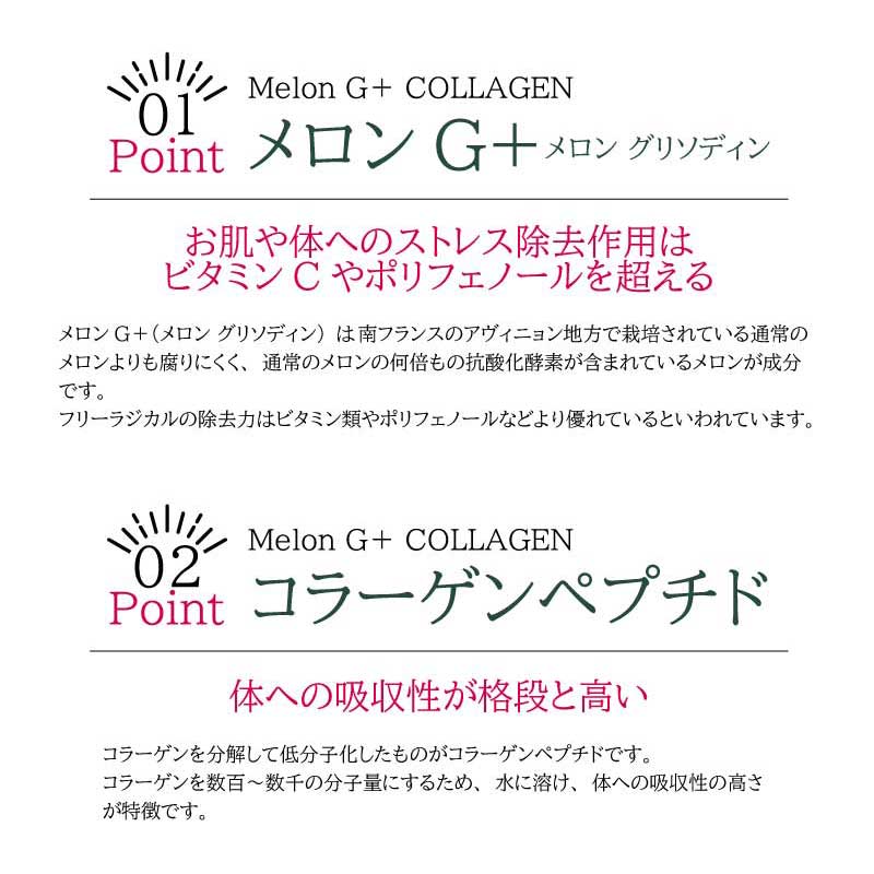 MELON G＋ COLLAGEN（メロンG＋ コラーゲン）